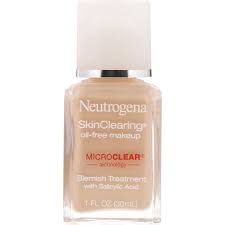 Neutrogena Skin Clearing Oil-Free Makeup to cover blemishes and pores